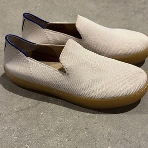 Woman’s Rothy Cream Slip-On Shoes